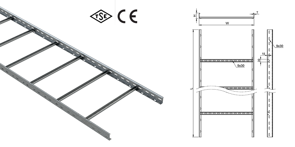 CTL SERIES Medium Heavy Duty Cable Ladders